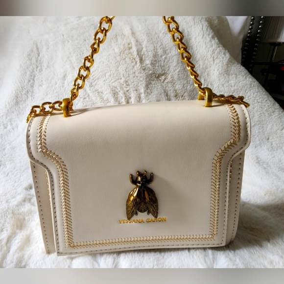 Esme Small Crossbody Bag with Chain Strap - Picture 2 of 4